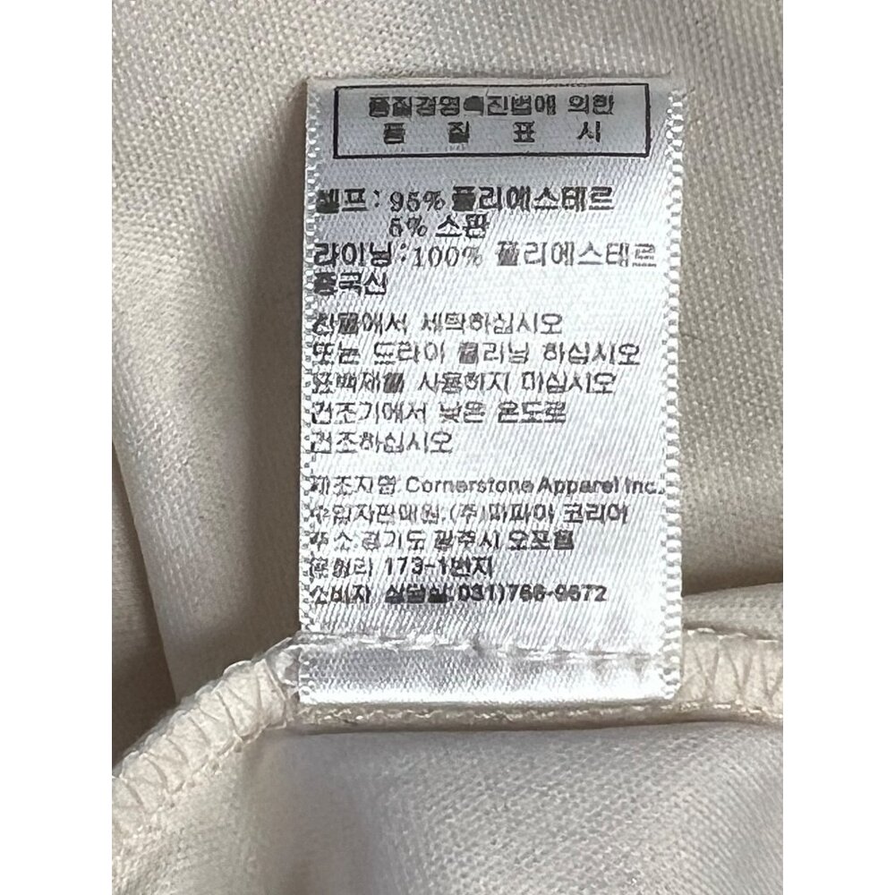 Papaya Size L Sleeveless Ivory Crochet Fit & Flare Dress Back Zipper Closure - Picture 15 of 16